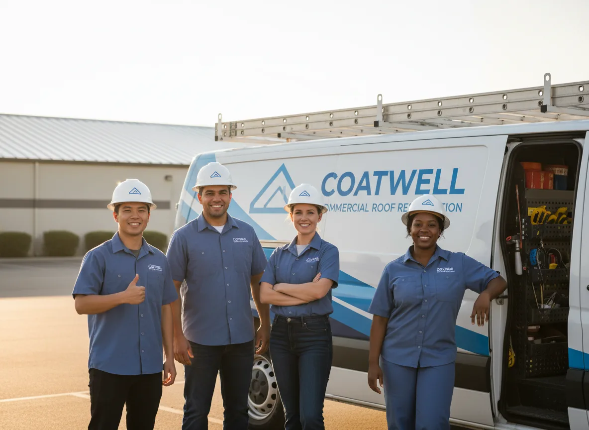 Commercial roof coating company in Olmsted, IL